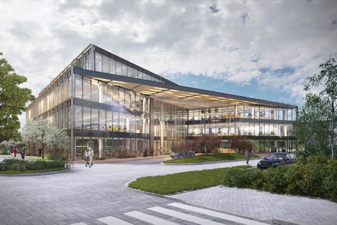 South: The Oxford Science Park submits new office building designs
