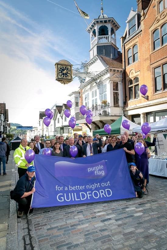 Guildford: Purple Flag status for third consecutive year
