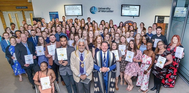 The Business Magazine article image for: University of Worcester Students Receive Special Recognition for Extra-Curricular Work