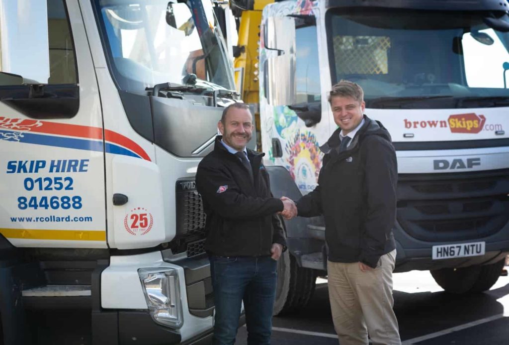 The Business Magazine article image for: Hampshire: R Collard acquires Raymond Brown Waste Solutions