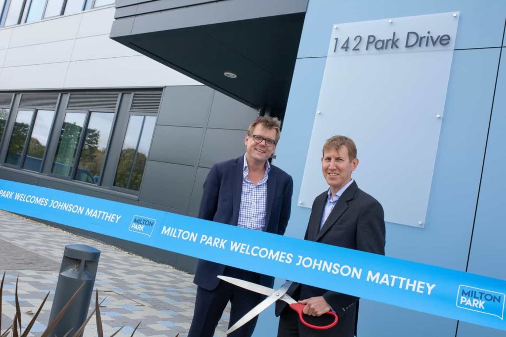 The Business Magazine article image for: Abingdon: Johnson Matthey opens battery centre at Milton Park