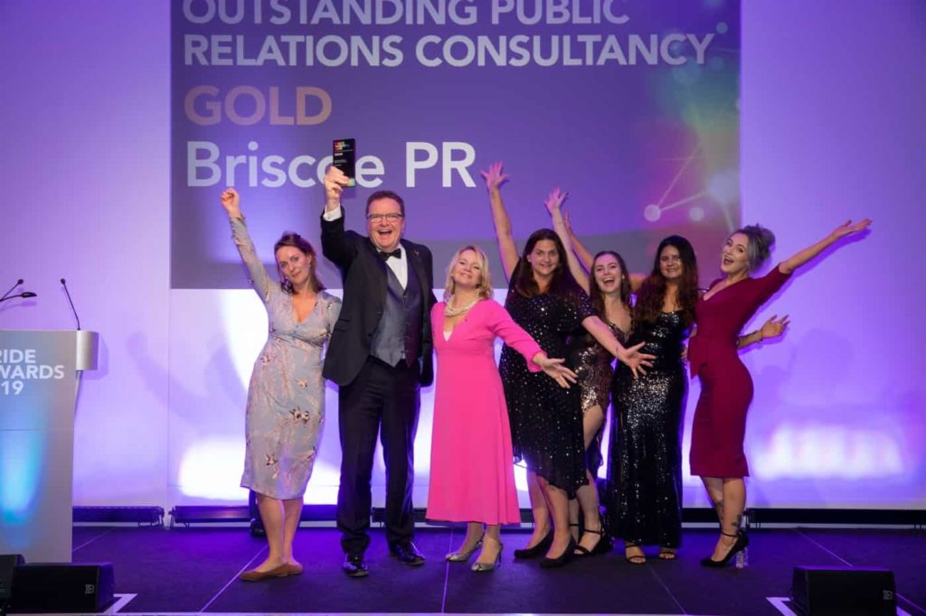 The Business Magazine article image for: Hampshire: Briscoe PR named top consultancy in the south