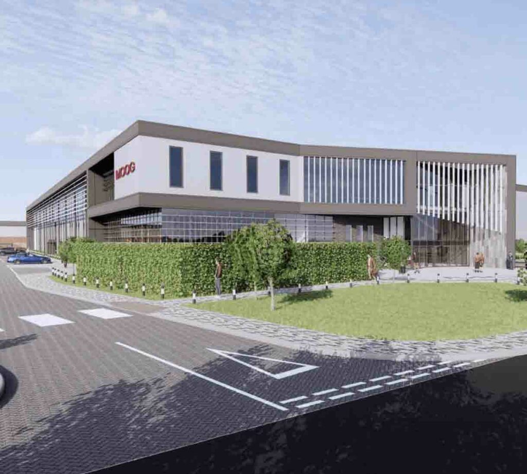 The Business Magazine article image for: Work begins on Moog's £40 million Tewkesbury factory