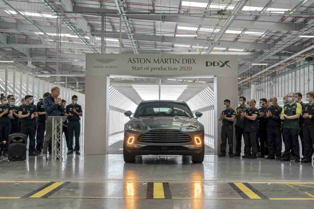 The Business Magazine article image for: First Aston Martin DBX rolls off the production line