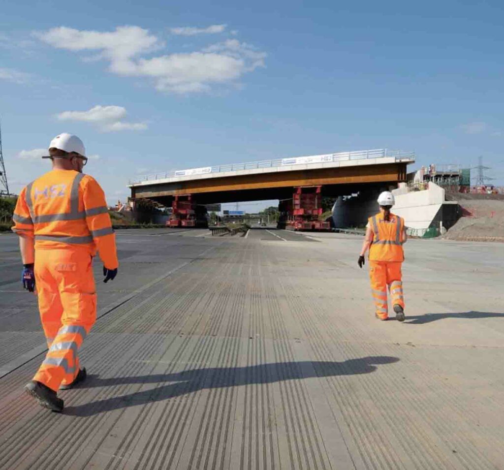 The Business Magazine article image for: HS2 installs new modular bridge over M42 in just two days