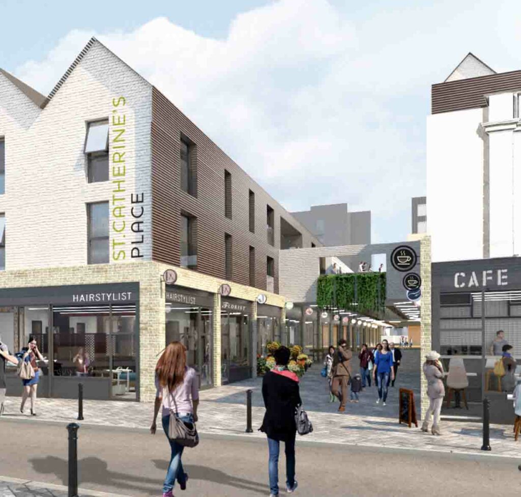 The Business Magazine article image for: New plans submitted for residential-led redevelopment of St Catherine's Place Bedminster
