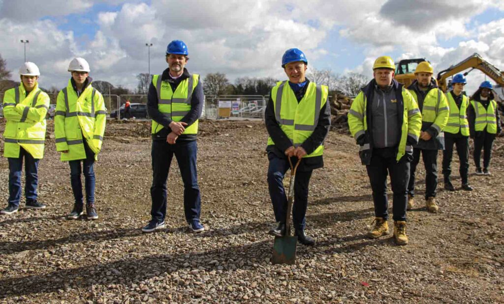 The Business Magazine article image for: Cirencester College breaks ground on new £4.48m digital skills centre