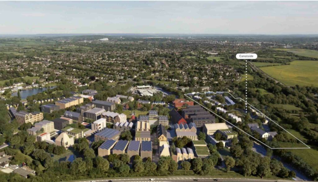 The Business Magazine article image for: Public consultation launched for sustainable new homes and park at Oxford North’s Canalside