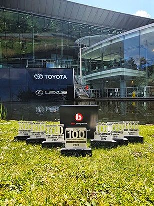 The Business Magazine article image for: Toyota (GB) achieves three-star ranking for fifth consecutive year in the best companies survey