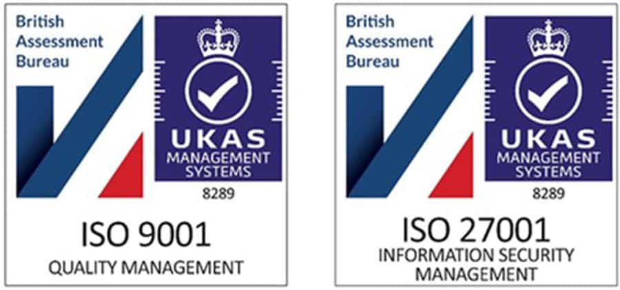 Arrow achieves ISO9001 and ISO27001 through its public sector division
