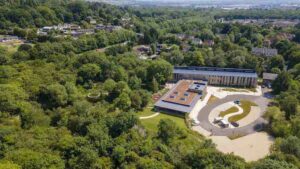The Oxford Trust’s The Wood Centre for Innovation in Headington’s Global Health & Life Sciences District – aerial view main[4]