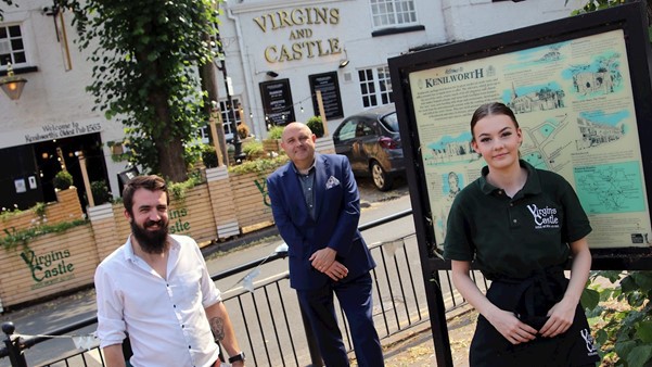 The Business Magazine article image for: Kenilworth pub hires first apprentice through WCG