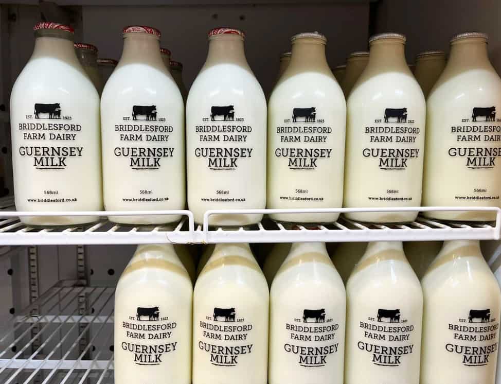 Briddlesford Farm is to bring back glass milk bottles