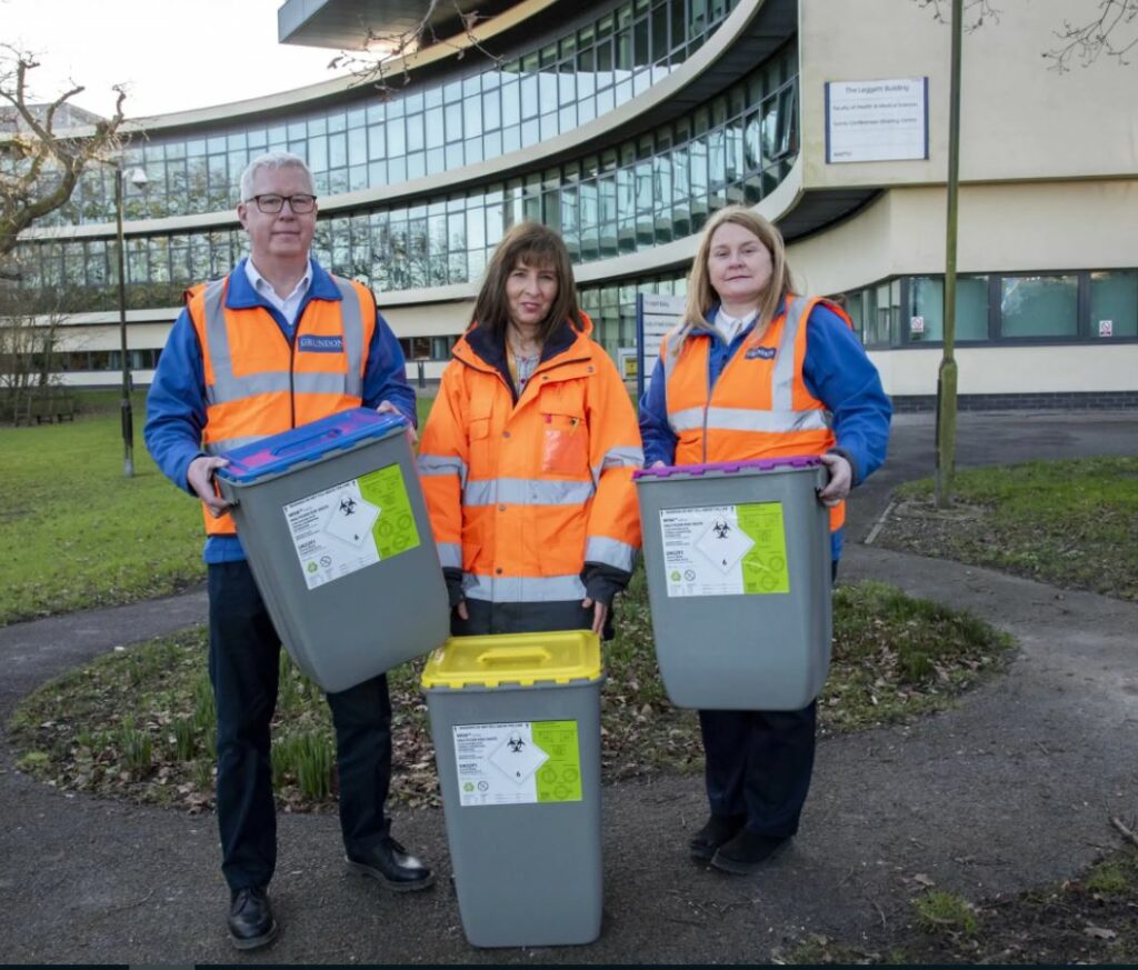 The Business Magazine article image for: Grundon Waste Management launch new clinical waste containers to help improve sustainability