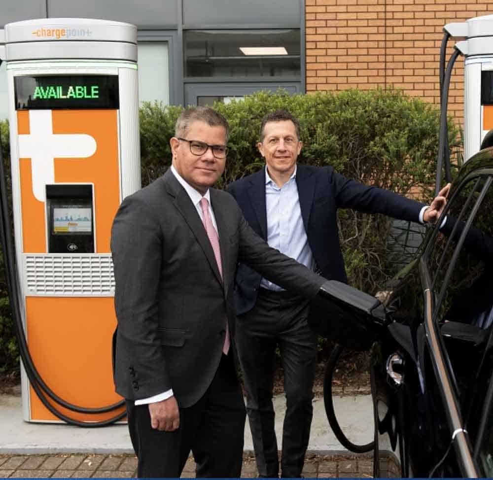 The Business Magazine article image for: EV charging network Chargepoint welcomes MP Alok Sharma