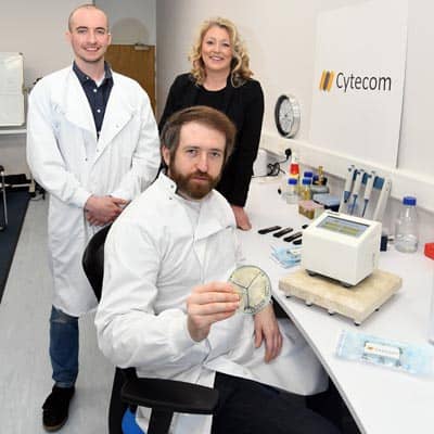 The Business Magazine article image for: Coventry microbiology start-up Cytecom set for rapid growth after novel bacteria-counting machine impresses industry