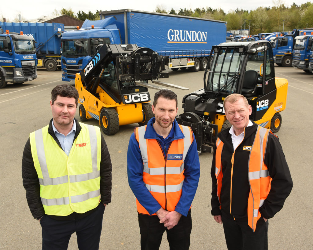 The Business Magazine article image for: Grundon invests in safety-focused electric forklifts