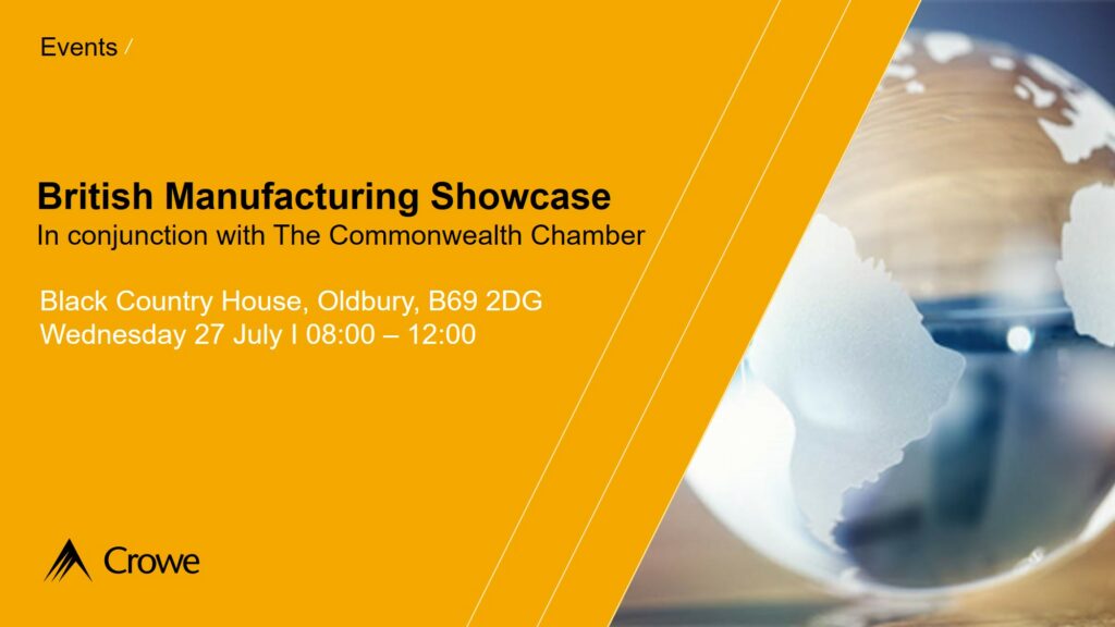 The Business Magazine article image for: Register your FREE place - British Manufacturing Showcase - 27th July