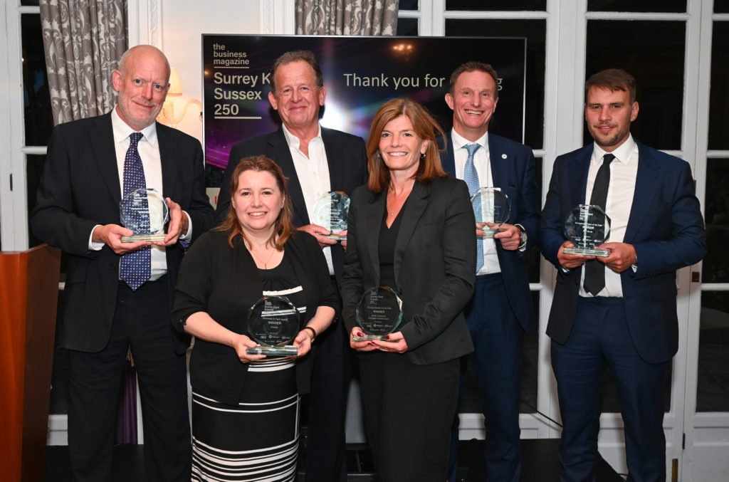 The Business Magazine article image for: Surrey, Kent and Sussex business successes recognised at first SKS 250 awards