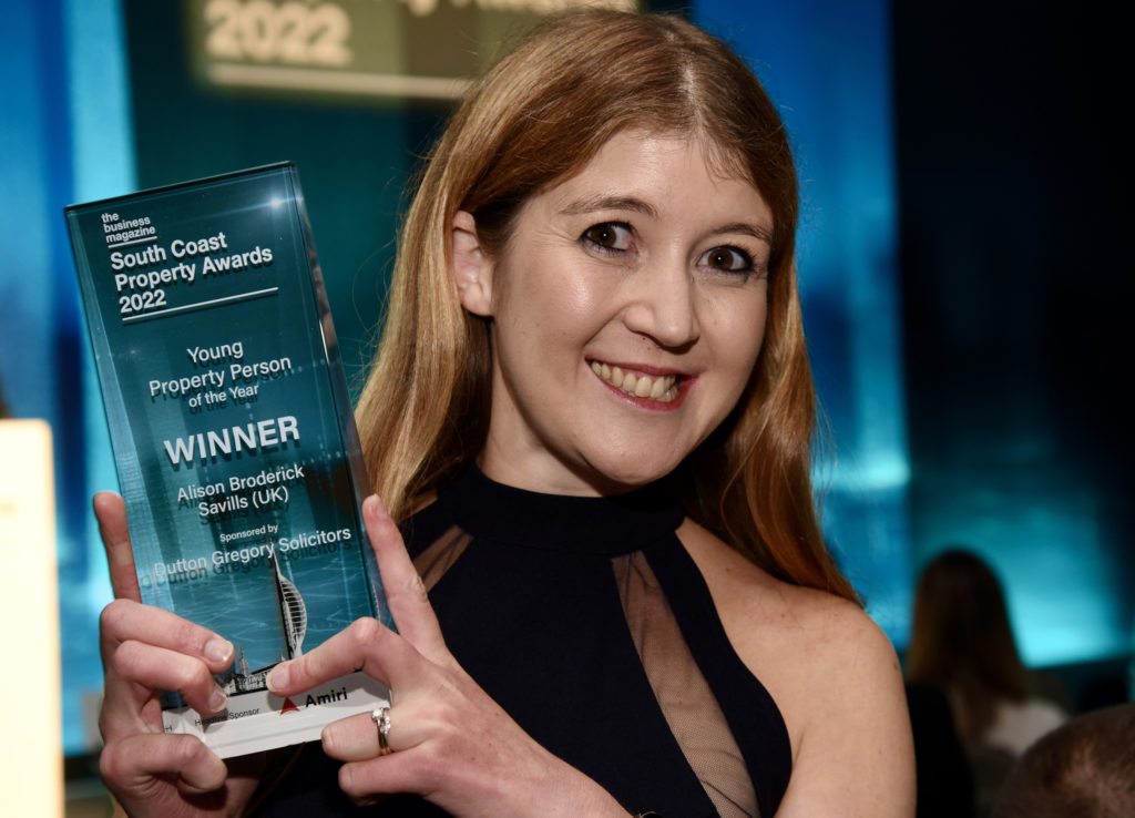 Alison Broderick, Savills winner of Young Property Person of the Year