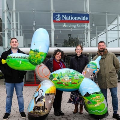 The Business Magazine article image for: Nationwide and Intel join The Big Dog Art Trail pack