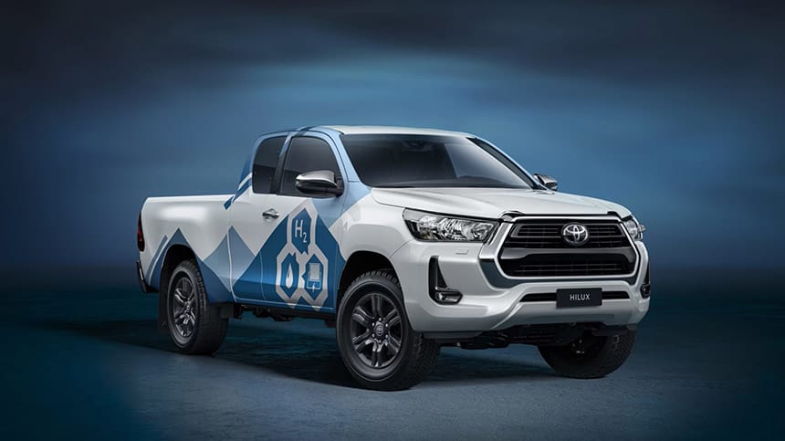 Thatcham Research working with Toyota on hydrogen version of Hilux truck