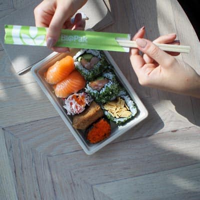 The Business Magazine article image for: BioPak launch new environmentally friendly Sushi trays