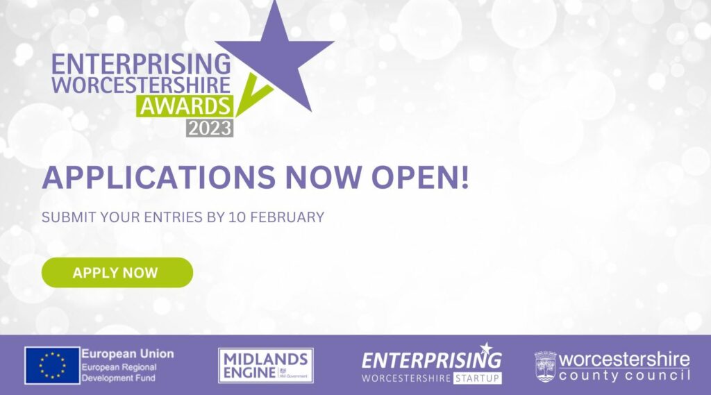 The Business Magazine article image for: Enterprising Worcestershire Awards 2023 are open for entries