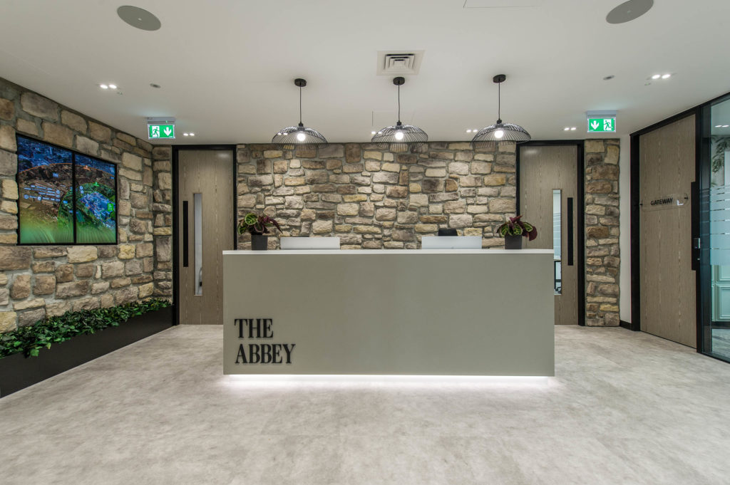 The Reception area at YoooServ's The Abbey, which has recently welcomed HalalBooking