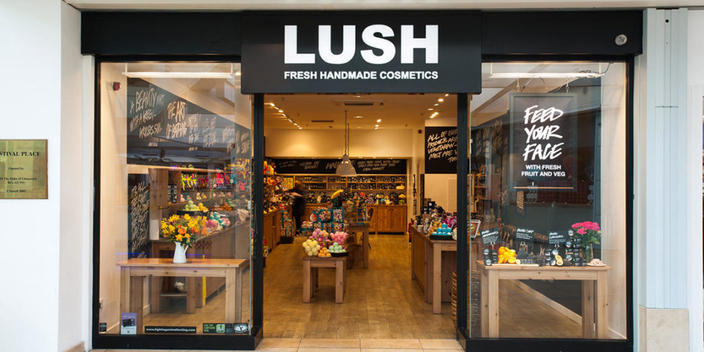 A stake has been acquired in Lush Cosmetics