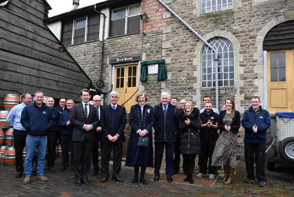 The Business Magazine article image for: High Sheriff of Wiltshire visits Arkell’s Brewery to celebrate remarkable anniversary milestone