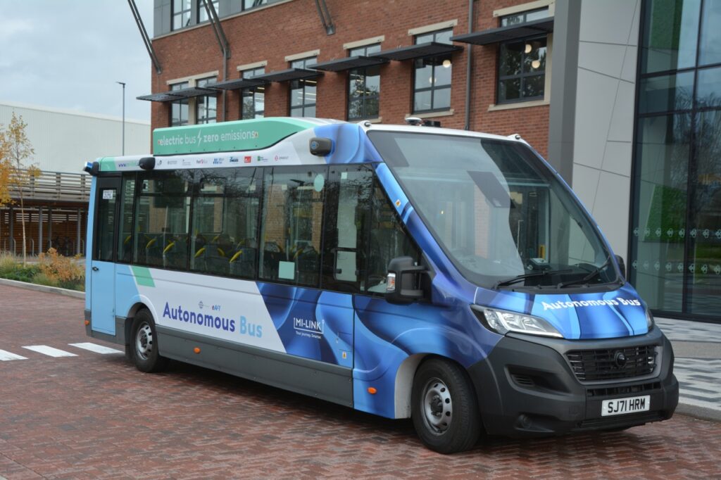 The Business Magazine article image for: UK’s first ever fully electric autonomous bus service is up and running at Milton Park, giving you the chance to experience the future of green travel for free