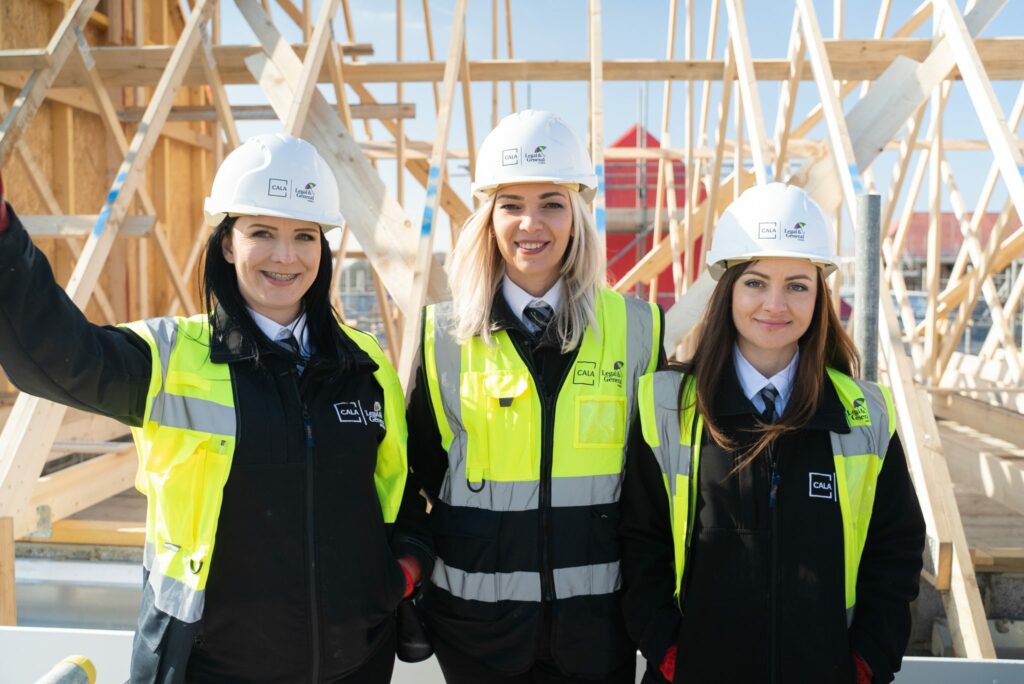 The Business Magazine article image for: Three Cala Homes site managers promote construction careers for women