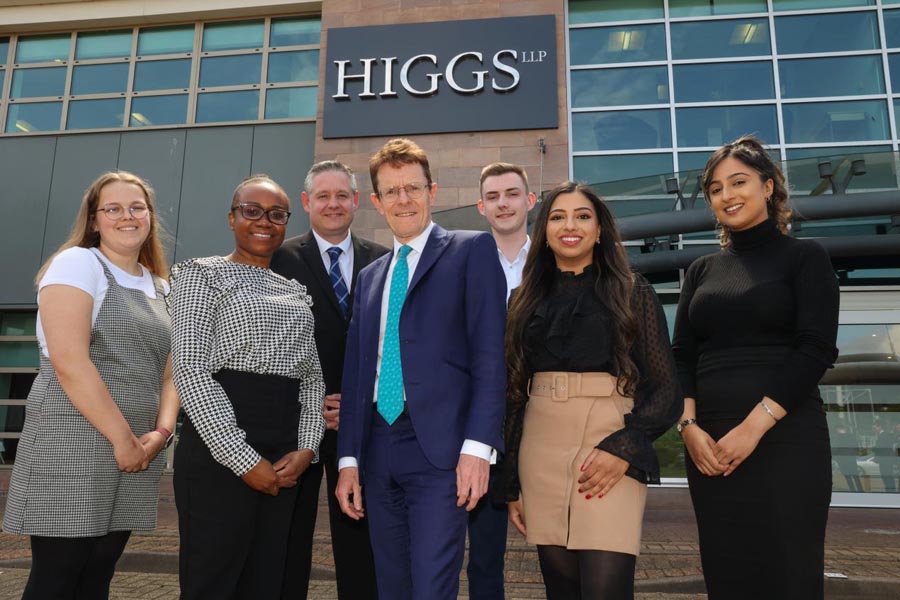 The Business Magazine article image for: Andy Street praises investment in talent at Midlands law firm Higgs