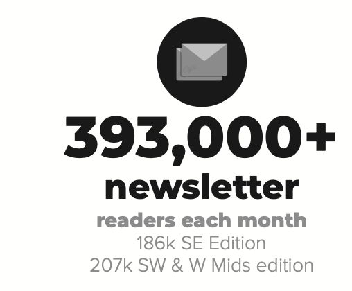 393k newsletter views per month