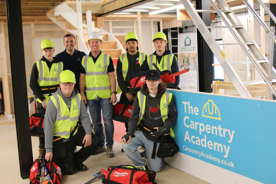 The Business Magazine article image for: Warwickshire college students the first to benefit from innovative construction work experience academy