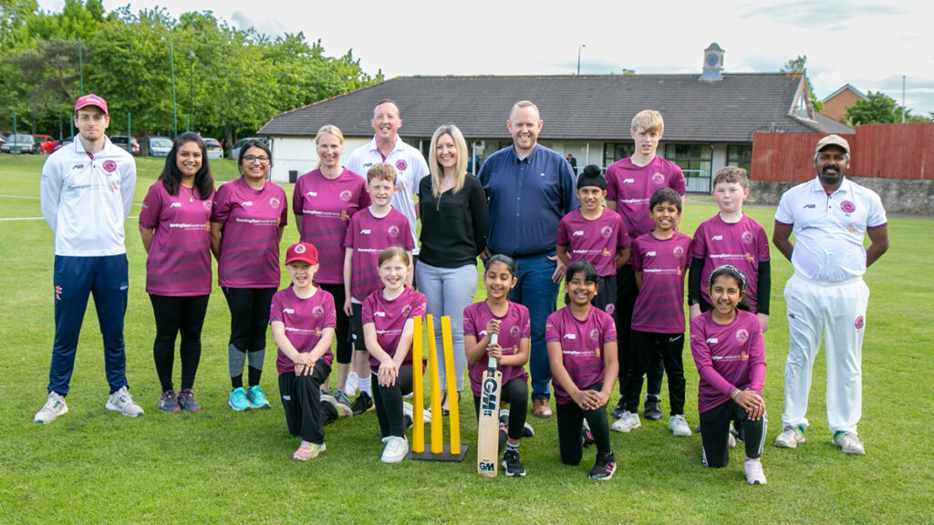 The Business Magazine article image for: Bradley Stoke Cricket Club bowled over by sponsorship deal with Manning Gee Investments