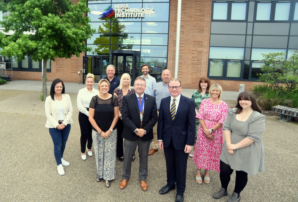 The chamber’s North Warwickshire branch met Marcus Jones at the MIRA Technology Institute - picture contributed