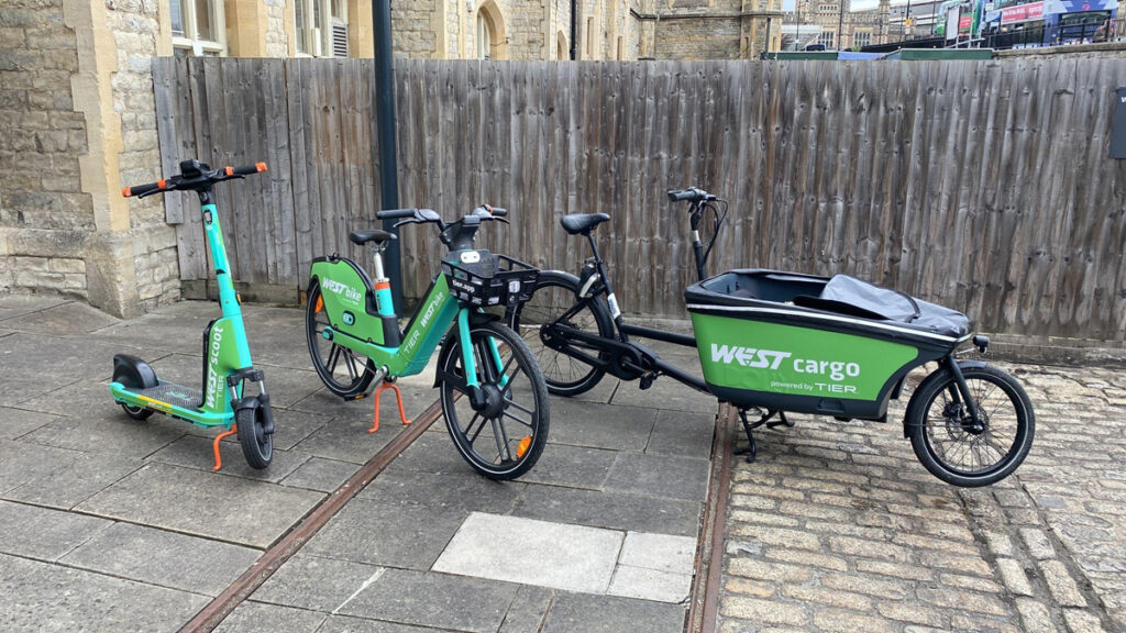 The Business Magazine article image for: Bristol's e-scooters are going green as West of England Mayoral Combined Authority negotiates new contract