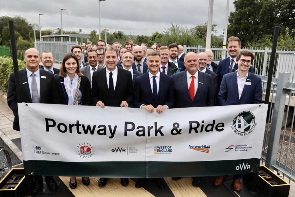 The Business Magazine article image for: Portway Park & Ride station officially launched