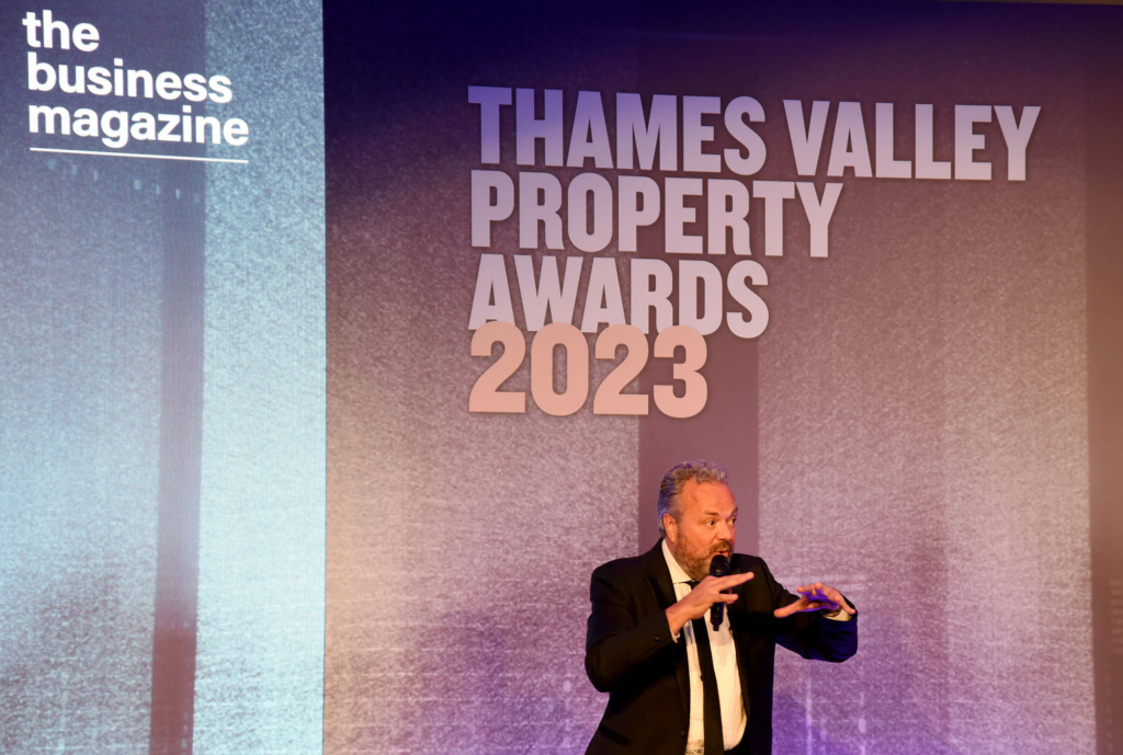 Hal Cruttenden at theThames Valley Property Awards 2023