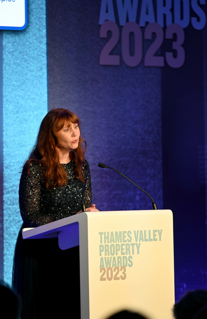Fiona Devine at The Thames Valley Property Awards 2023