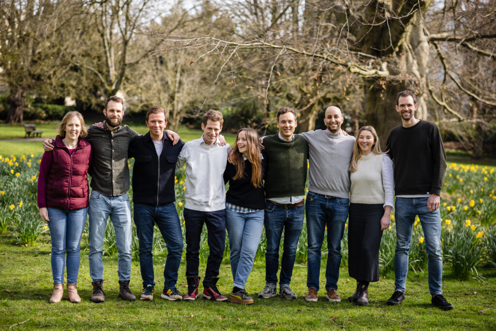 The Bower Collective team with co-founder Nick Torday third from left. Credit: Bower Collective