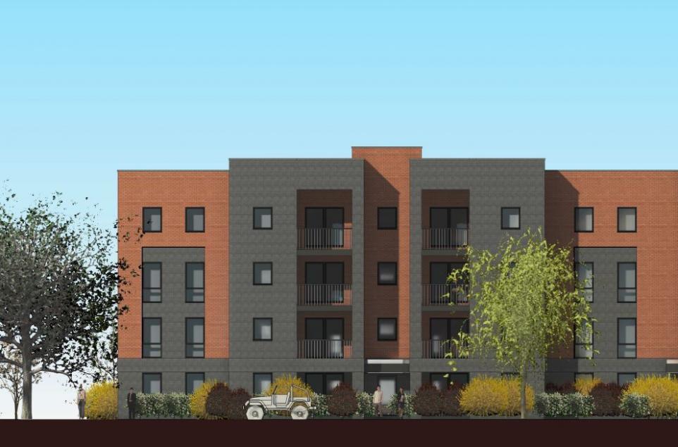 The flats would be built on an existing car park