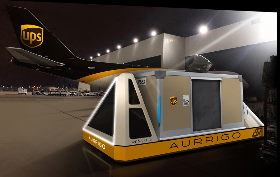 The Business Magazine article image for: Coventry's Aurrigo and UPS announce autonomous electric cargo vehicle pilot programme at East Midlands Airport