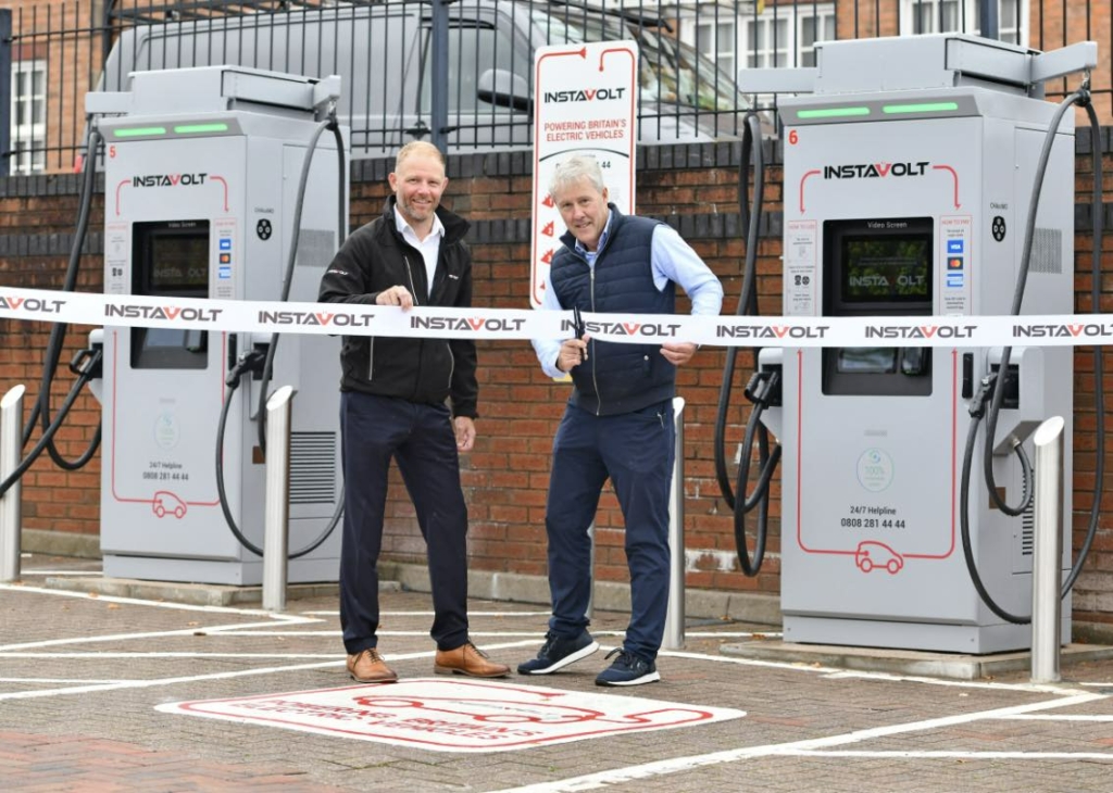 The Business Magazine article image for: Basingstoke's InstaVolt and London Metric open new rapid charging hub in Birmingham