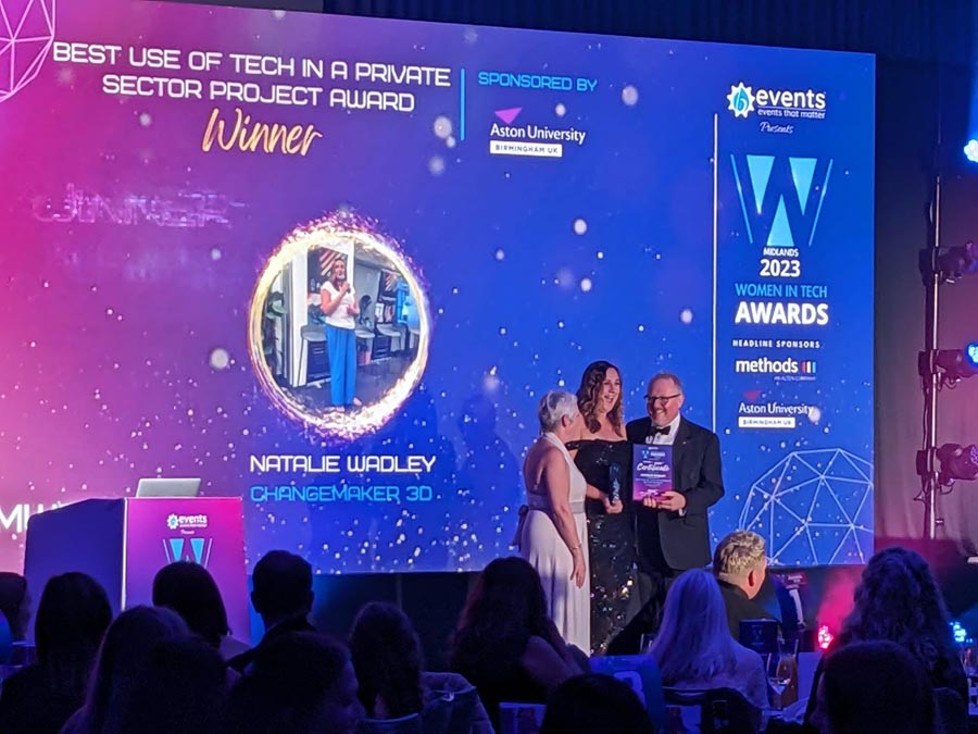 The Business Magazine article image for: BetaDen alumni scoops title at Midlands Women in Tech Awards 2023