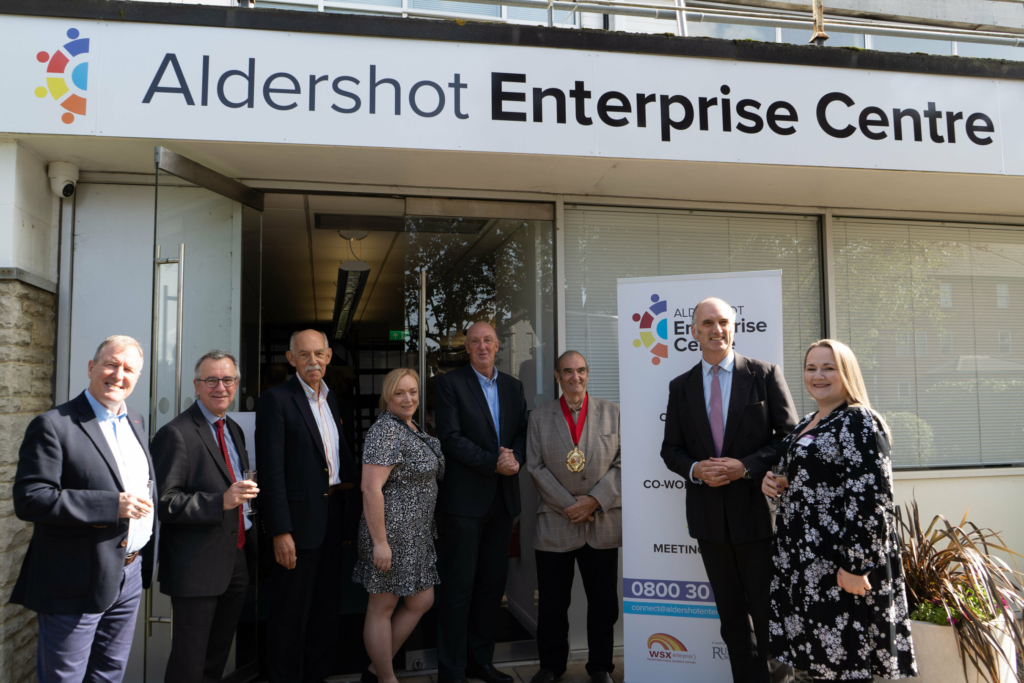 The Business Magazine article image for: Aldershot Enterprise Centre cuts ribbon on office premises