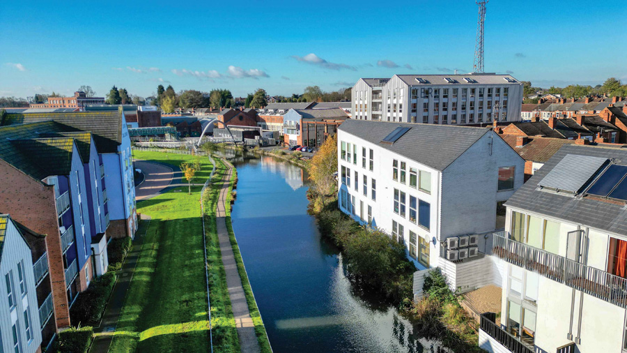 The Business Magazine article image for: Eco-friendly office block on trendy canalside in Coventry in auction for £330,000