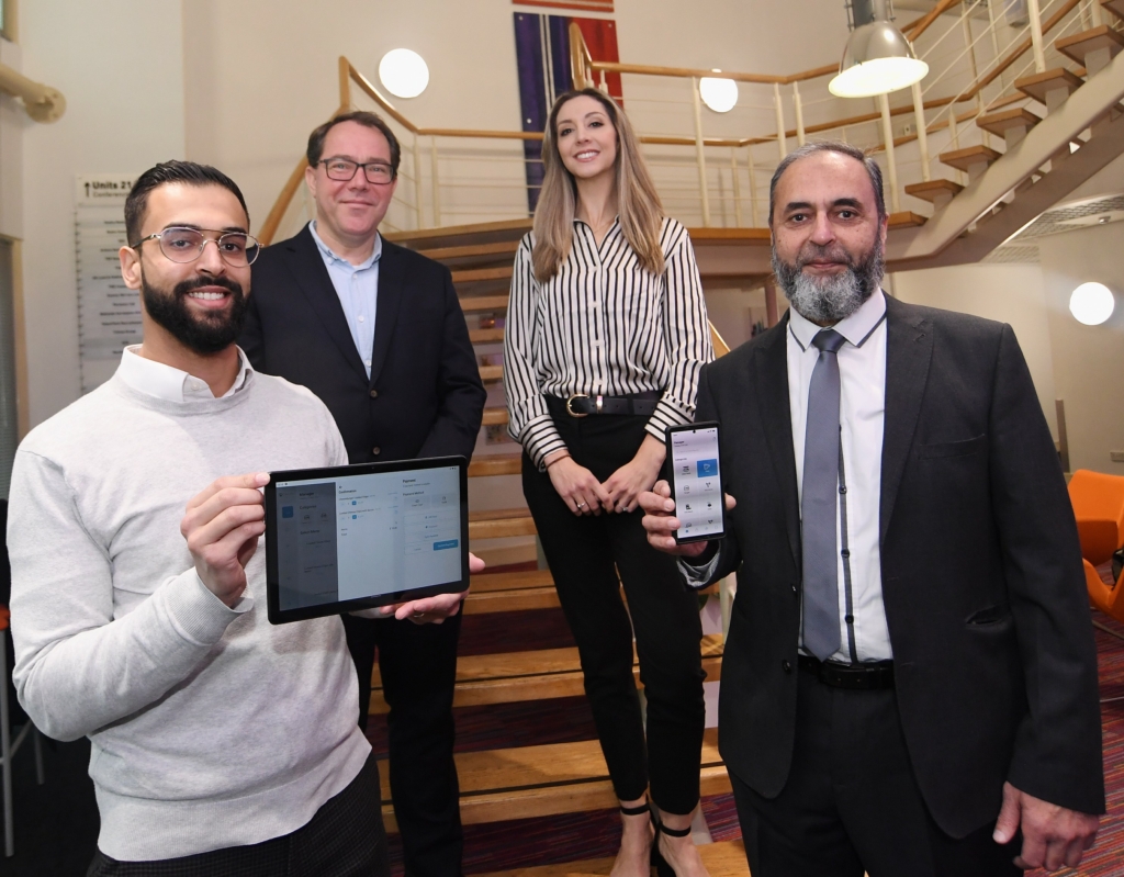 From left: Ahmed Sadeeq, Dirk Schaefer (SME engagement lead at University of Warwick science park), Victoria Lynch, and Farrukh Khawaja (Olouris) - picture contributed